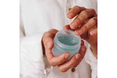 hand holding clear gel